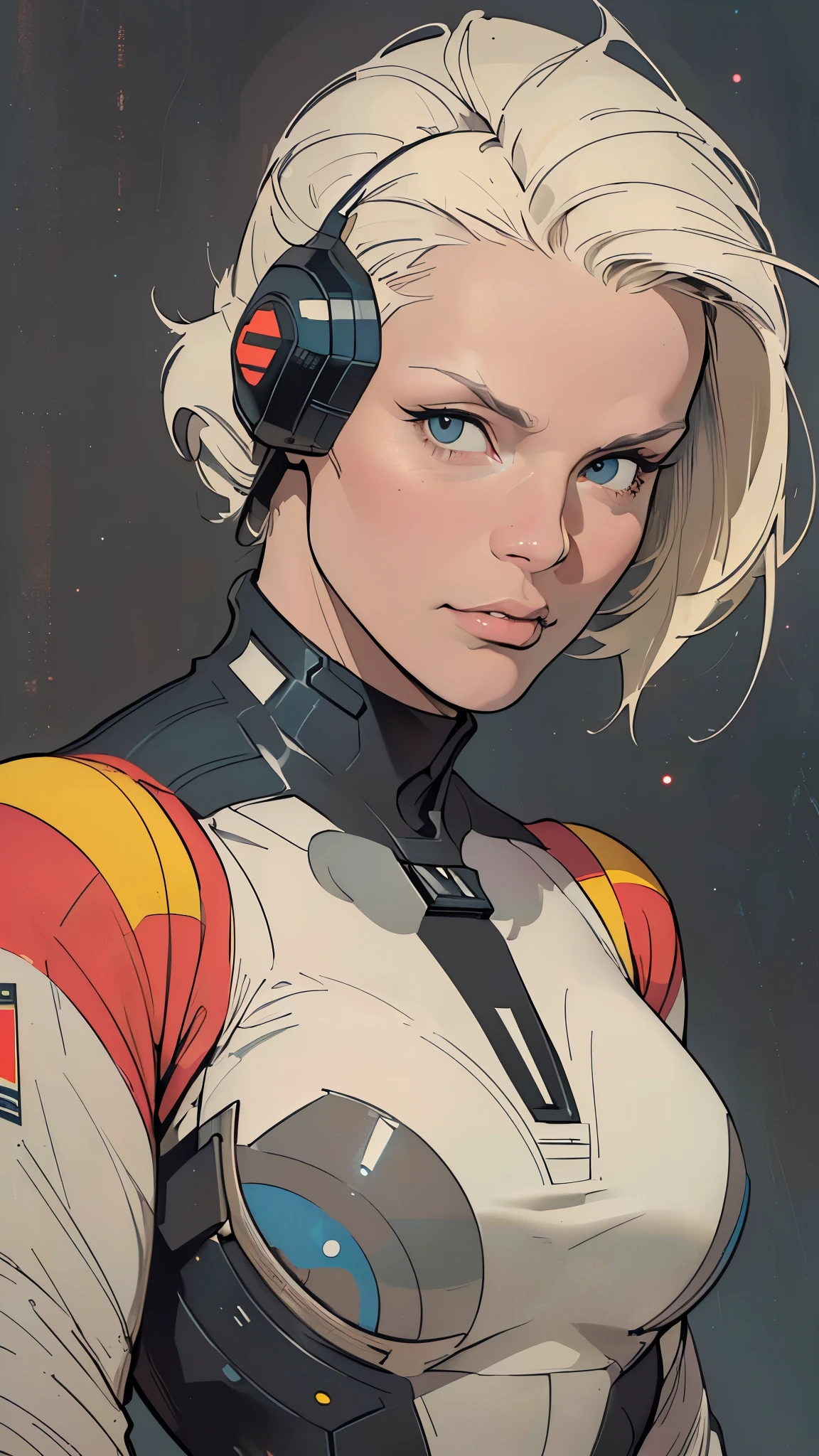 (((ultimate masterpiece))),(((32Kwallpaper))),(((solo:1.2))),(((1girl:1.2))),(((Cleavage))),((((Bauhaus)))),(((bustup,portfolio))),(((((background : Incredibly Simple))))),(((unlimited greatest astronauts))),(((surrealism))),(((badtrip))),(((void))),(((galaxy face))),((((unbrakable unfortune)))),reunion