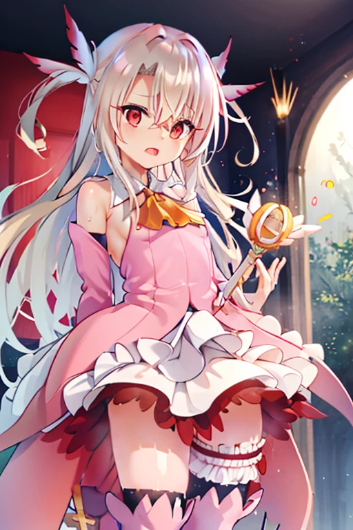 1girl,ankle_socks,ascot,blonde_hair,bobby_socks,bow,closed_mouth,crystal,full_body,hands_up,hat,hat_bow,hat_ribbon,knees_up,looking_at_viewer,mob_cap,no_shoes,one_side_up,puffy_short_sleeves,puffy_sleeves,red_eyes,red_ribbon,red_skirt,red_vest,ribbon,shirt,short_sleeves,side_ponytail,simple_background,sitting,skirt,skirt_set,socks,solo,vest,white_background,white_headwear,white_legwear,wings,yellow_ascot,flandre_scarlet