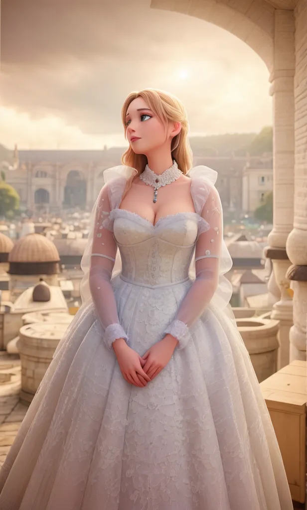 Allison Mack, veil bride cinderella costume transparent. professionally retouched, soft lighting, realistic, smooth face, perfect eyes, sharp focus on eyes, 8 k, high definition, insanely detailed, intricate, elegant. against the background of the Trevi Fountain.