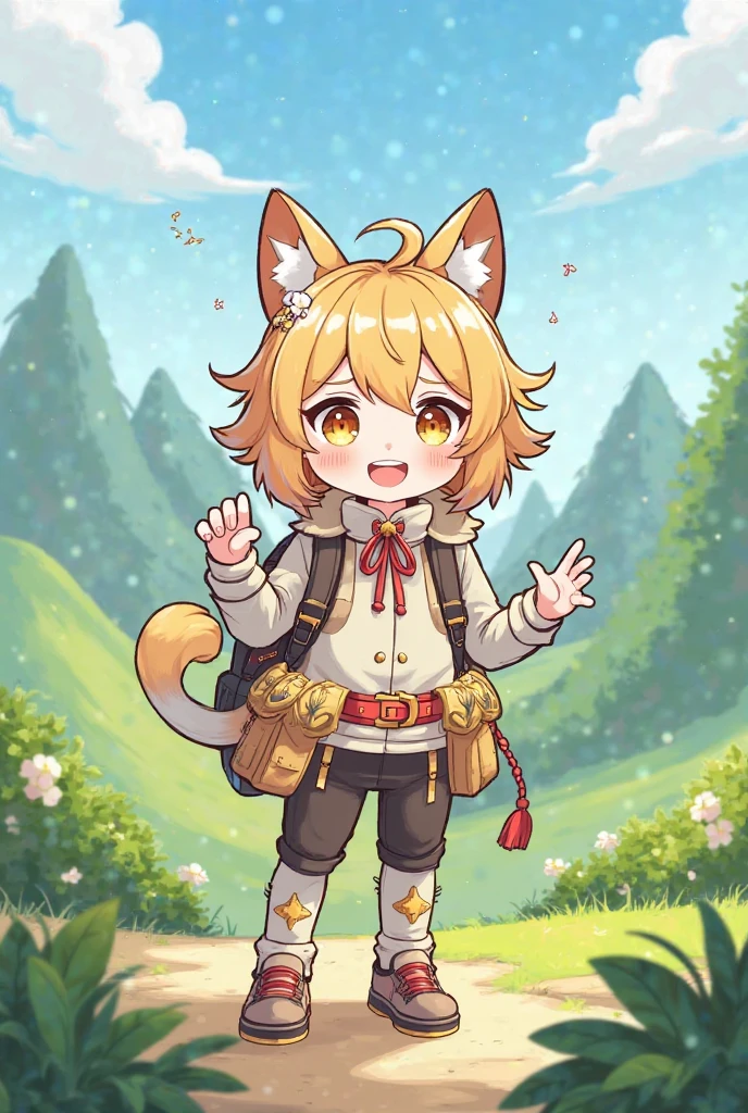 masterpiece,high quality,abstract res,number\(artwork\), From dagasi, Yes,Seizan,(Flower Charcoalo,Fluffy fur,character focus:1.1),Flower Charcoalo male cat,short hair,portrait , Bright eyes, panoramic, character focus.(Detailed background:0.7), 独奏, hairy, hairy male, Male focus, Masterpiece of time,high quality,abstract res,number\(artwork\), From dagasi, Yes,Seizan,(Flower Charcoalo,Fluffy fur,character focus:1.1),Human male fox,Bright eyes, panoramic, character focus.(Detailed background:0.6), 独奏, hairy, hairy male, Male focus, Flower Charcoal,(Hairy all over, Hairy tail)fur,A five-year-old boy,cute,Hip bulge,Toddler,Blood-red pupils,A tail with a white tip,The ends of the limbs are white,Cute meat pads,Claw,cute boys,The ear tips are orange,Big hairy ears,Hairy big tail,Reasonable composition,Pale yellow hair,adventurer clothing,Brown cloth bag,In the woods,Extremely fine water,diaper,Slightly reddened,Dress coolly,Blonde short hair,Thin children,Blonde hair,cute child,cute little adventurer,Be open-minded,Ultra-clear。