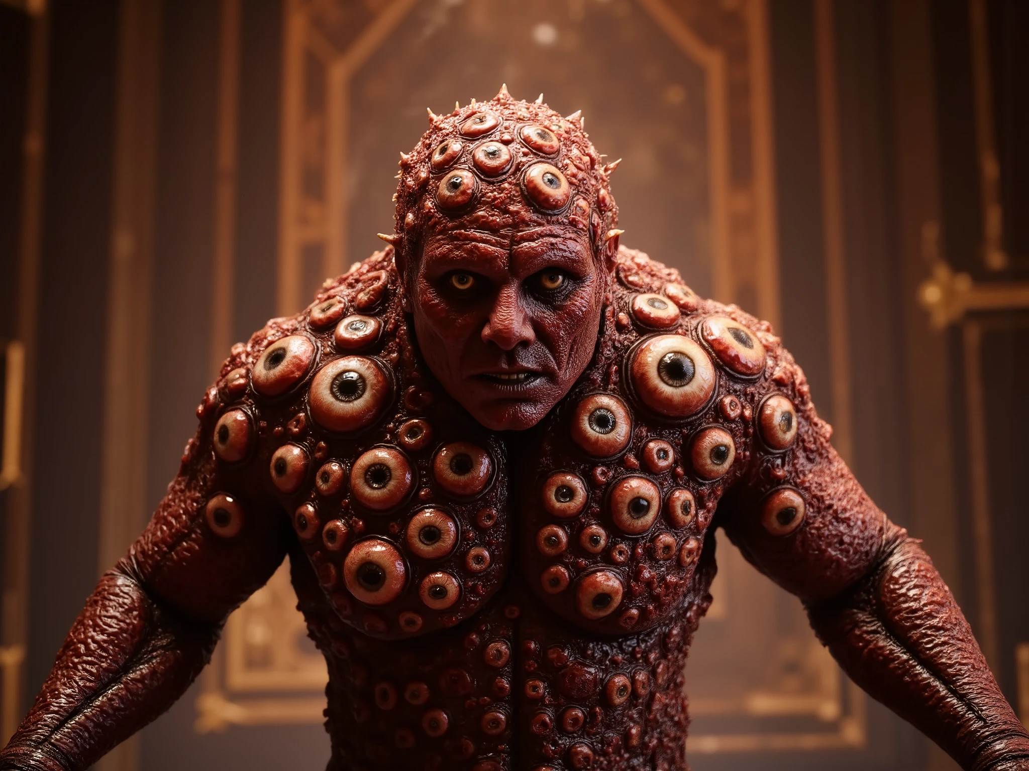 Keir Starmer a monster made of eyeballs, highly detailed, photorealistic, 8K, hyperrealistic, dramatic lighting, gothic horror atmosphere, dark fantasy, ominous, surreal, unsettling, twisted, creepy, monstrous, eyeball creature, horrifying, unsettling, nightmarish monster made of eyeballs,visceral,grotesque monster made of eyeballs,grim,sinister ommetaphobia,macabre,unnatural,bizarre,otherworldly,uncanny,dark,sinister,foreboding,eerie,supernatural,unsettling,twisted,gruesome ommetaphobia,ghastly,disturbing ommetaphobia,haunting,malevolent,eldritch monster made of eyeballs,frightening,petrifying,terrifying,chilling,horrific Keir Starmer,dreadful,monstrous Keir Starmer,grisly,horrifying,gruesome,sinister Keir Starmer,malevolent,sinister,ominous,foreboding,grim,dark,gothic,shadowy,moody,dramatic,haunting,unsettling,twisted,surreal, ommetaphobia nightmarish,bizarre,uncanny,otherworldly,unnatural,visceral,grotesque