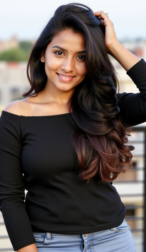 A confident-looking indian ultra hot woman with a bun of long and thick hair tied behind , full waist up pose , upper knees pose ,half-opened minimalist seethrough tight college clothes, a seductive sexy pose, b-cup breast, perfect composition, hyperrealistic, super detailed, 8k, high quality, trending art, trending on artstation, sharp focus, mid pose , mid shot , intricate details, highly detailed,