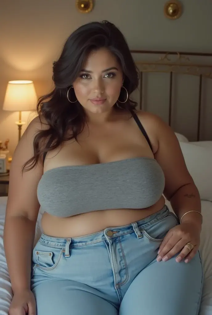Mujer gordita realista