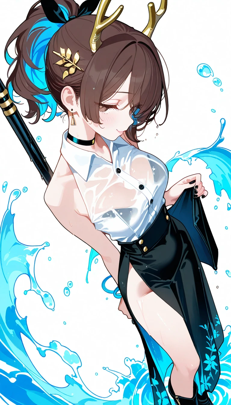 X-rated,undertale,chala,teenage girl,Red eyes,Smile,Sexy,green,Chest leakage,crop top,Short brown sea ice turns red,Underwear model,lust,hand repair,detail, clothing,HD,Underwear and no rise,Sticking out tongue,playful,like,butt close-up,Sweat,Great view of Asak,back,Christmas,Gift,camel toe,secretion,liquid,like心,lace