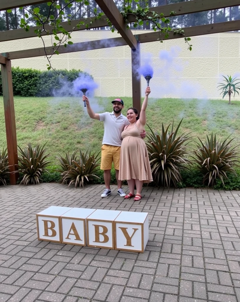 there are two people who are standing on the grass with balloons, , edited, 1614572159, by Charly Amani, very animated, an ultra realistic, look at the details, confetti, really realistic, slightly realistic,