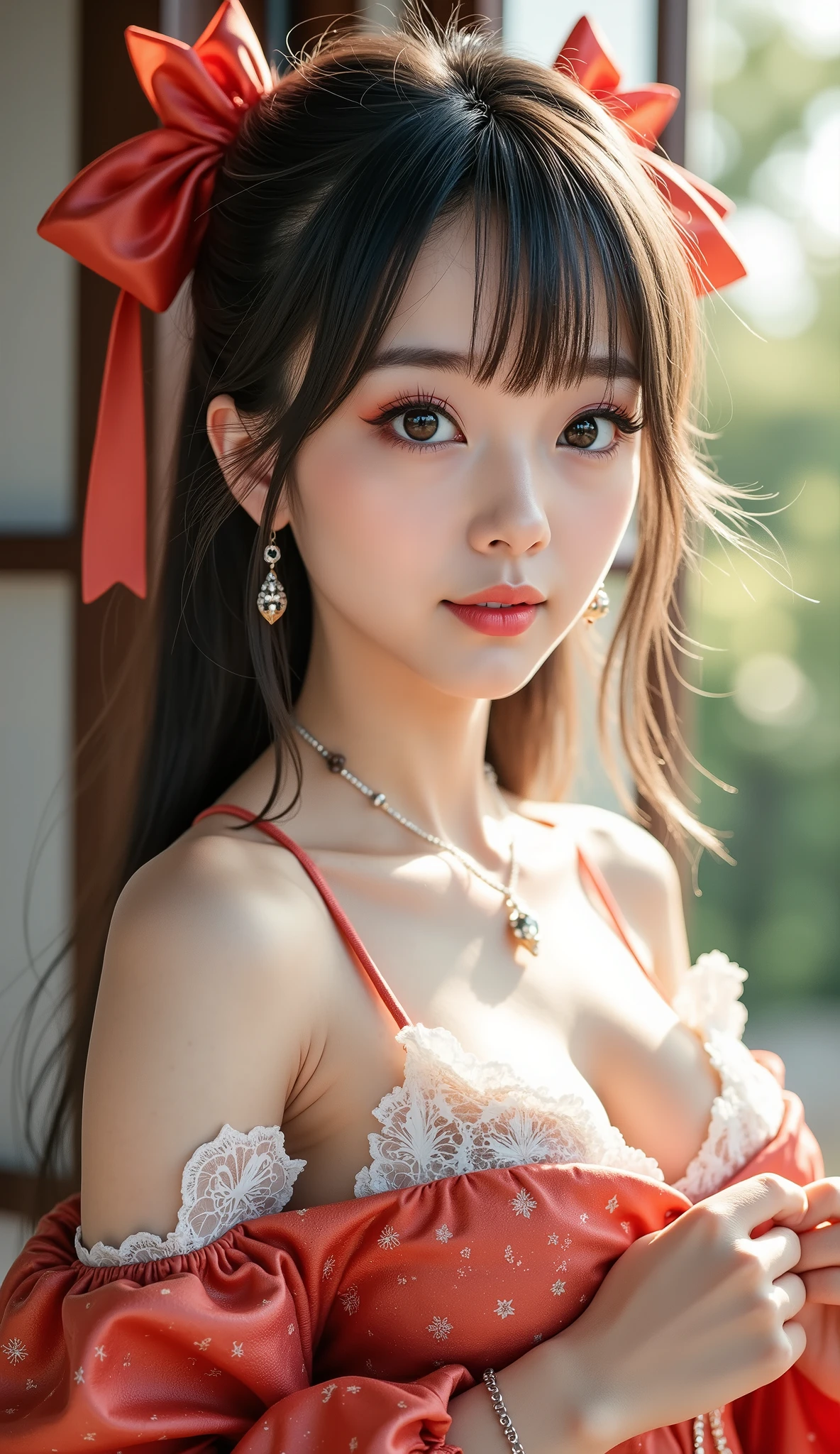 Beautiful Cute Idol Women Portraits、Ultra HD HDR Quality Masterpiece Images, Wearing Intricate Anime Cosplay Costumes, Gorgeous Amazingly Realistic Smudge Painted Art Frames