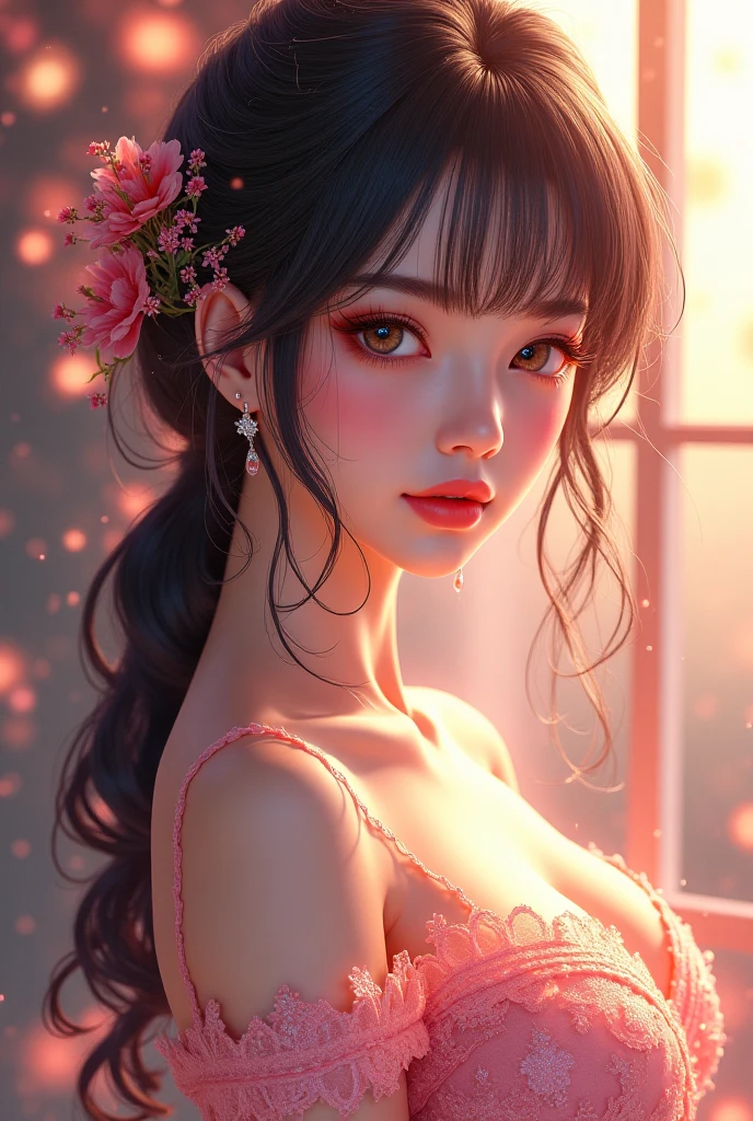 {{{{{3,318 trillion pixels high resolution, vivid filter, Photoshop enlarged her breasts curved her waist and hip line turned her nipples pink and added the shimmering effects of youth, nsfw, A girl I thought was still very young showed her panting face and ample breasts, Realistic scenery and lovely nudity Japanese girl in a romantic Cylindrical crystal sparkling herbarium filled with flower oil, She's drastically panting, to reveal her pink nipples and full tits, thicken the lips look pretty, Her fluffy skin and curvy back, Boobs are fluffy and bouncy, Tits that get rounder bigger}}}}}, {{{{{The sight of her wearing puberty lipstick and makeup is too erotic, detail of The panting face of a neat and cheerful girl loved by everyone, Her cute romantic panting Inside a sparkling herbarium in female hormones oil depicted in detail, Trapping her in a cylindrical glittering herbarium and pouring in oils that remake her young and pretty and sexy, The young girl turns sexy as she kneels and moans and turns into the female hormones that run through her body, The bulge in the side of the breast is too cute, sideboob}}}}},{{{{{The hormones in the sparkling herbarium cause the innocent girl to change rapidly tits swelled up to huge gazongas form two beautiful mountains revealing a tight cleavage, It's too cute and innocent to see her go into her own world panting, All the sexiness that's amplified inside her makes her panting, Cuteness preserved forever shining in exchange for life from her, her beautiful slender underbust, slender curvy cute waistline, an lewd fetish for lips and necks and waistlines, her clearer nip line from underbust to hips, gloomy straight wig, thick vivid lips}}}}},{{Extremely detailed}}