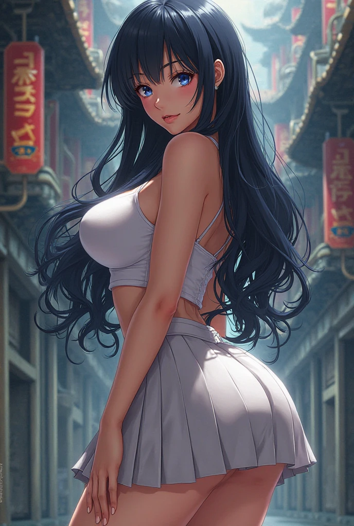 (​masterpiece、top-quality、hight resolution、Unity 8k、extremely details CG:1,Best Picture)、(((Friendly girls)))、((authorized prostitute))、blue slip dress、Road at night、For Sale、(wavy hair、ponytail)、nsfw、Emphasis on cleavage、Makeup, Lipstick, Accessories