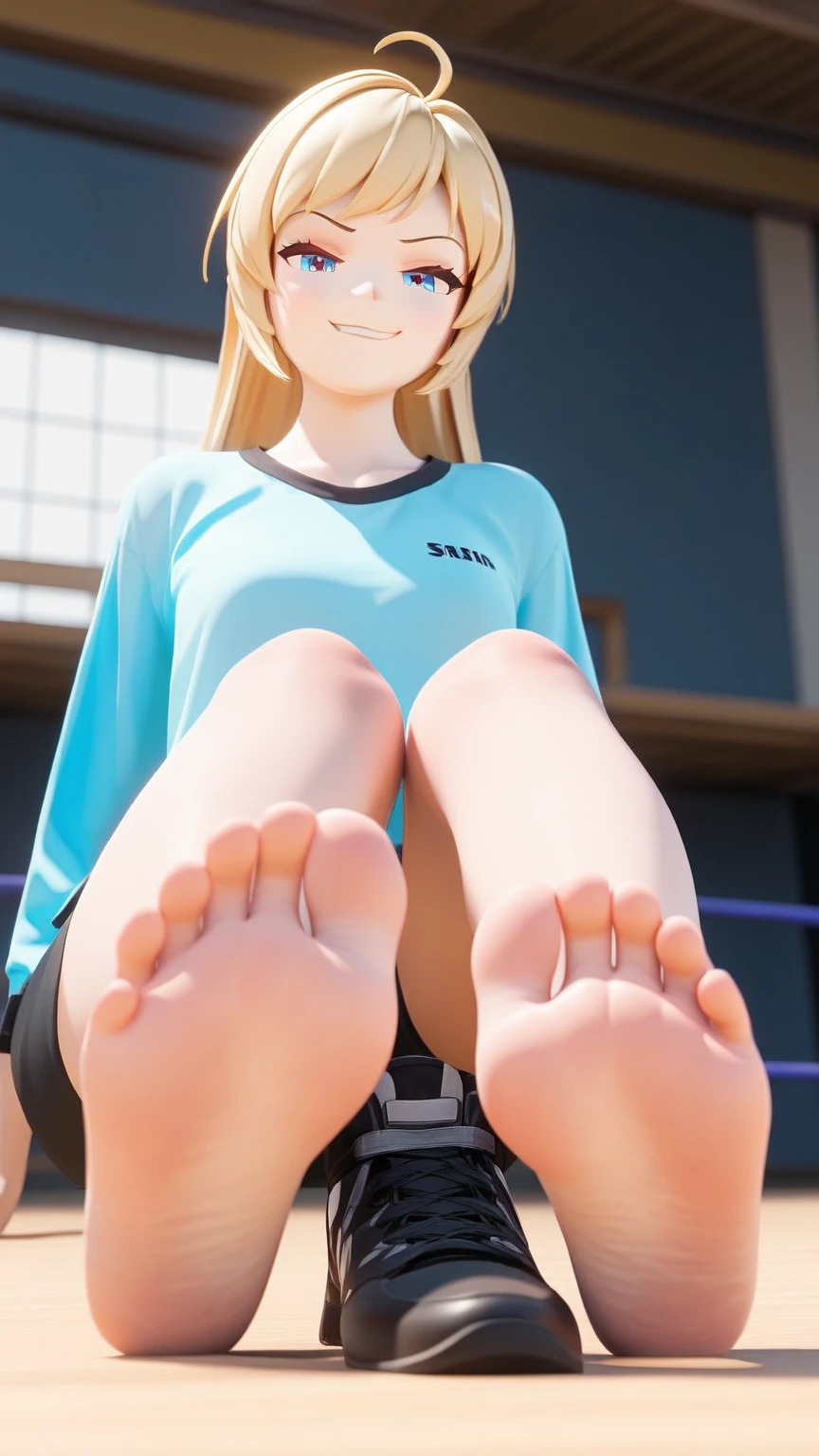 multiple girls, light smile, harem, group picture, (huge breasts1.3), barefoot, photorealisim, top-quality, Japanese girl, 18year old, low angle shot:1.5, ((white Panties)), Brown-eyed, eye liner, red blush, red blush, Open knees, open one's legs, perfect arms, perfect hand, Perfect fingers, perfect leg, (M-shaped legs:1.4), (She opened her legs wide:1.5), (spreads legs widely:1.9), ,