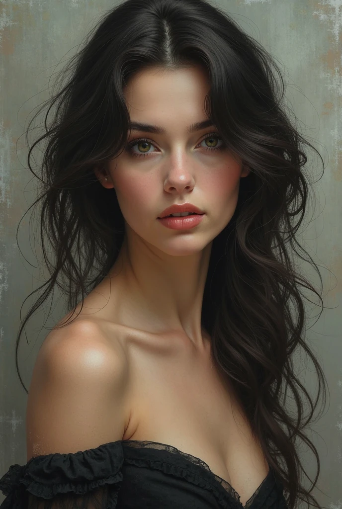 Naked, Long Hair, 