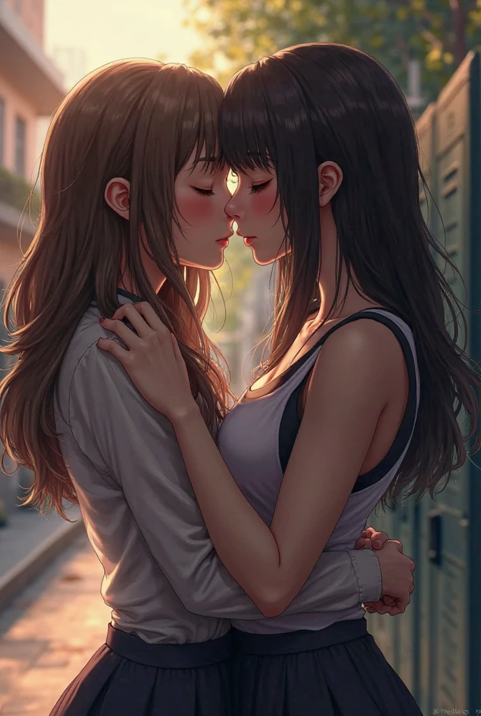 International Kissing Day captures the essence of young love and unforgettable moments. Imagine a sun-kissed beach at golden hour, as the ocean breeze weaves through their hair. A teenage boy and girl, with anticipation in their eyes, share their first French kiss. Shot with a Canon EOS 5D Mark IV, equipped with a 50mm prime lens, this intimate moment is frozen in time. The soft, dreamy lighting creates a romantic ambiance, enhancing the tender exchange between them. With the warm hues of sunset illuminating their faces, this image is reminiscent of an enchanting summer romance. The choice of film, Kodak Portra 400, lends a touch of nostalgia, preserving the timeless nature of their first kiss. --auto --s2