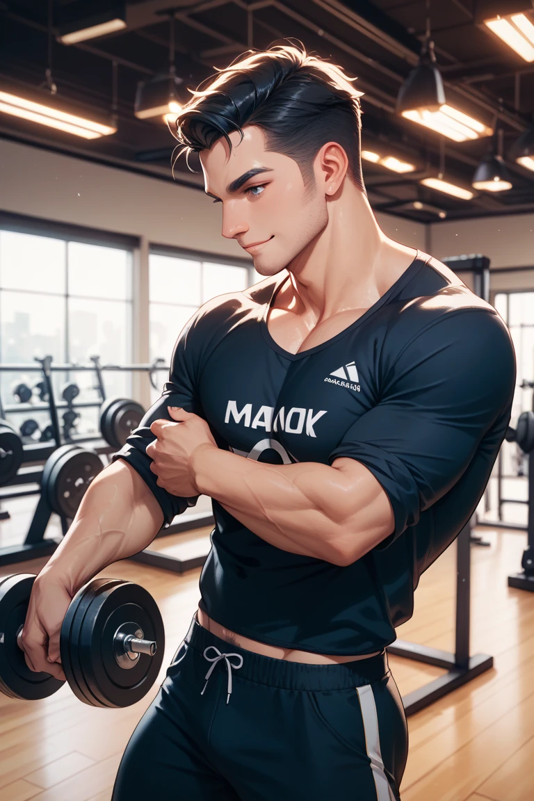 illustration, cor da tinta, Aquarela naturalista, young man, sozinho, Handsome_macho, carne, Camisa polo, medium hair, arm support, Offbeat, entrelinha,