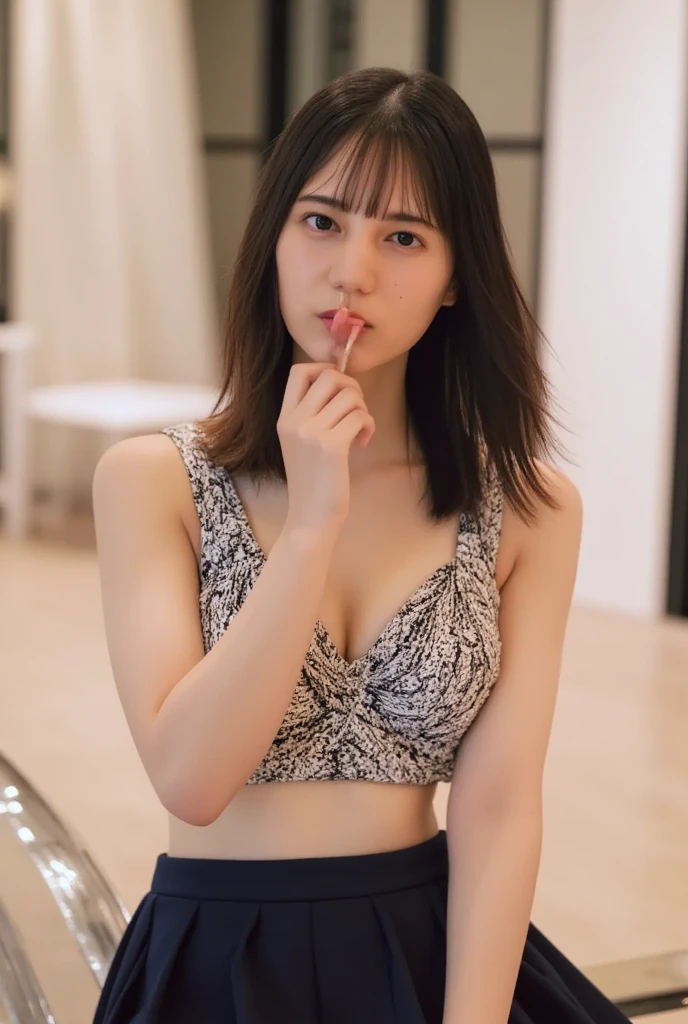 ulzzang-6500-v1.1, (RAW photo:1.2), (Photoreal), (muste piece), (genuine:1.4), Bitchy little devil.