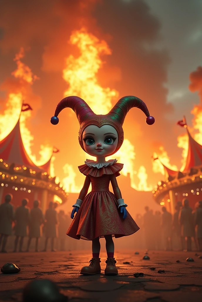 Circus in the clever fire