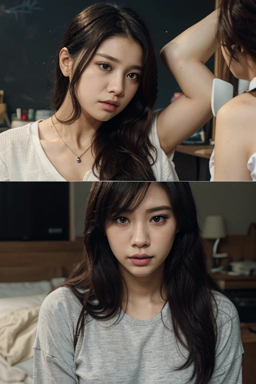 A clear and understandable sexual climax expression like that of a Japanese AV actress