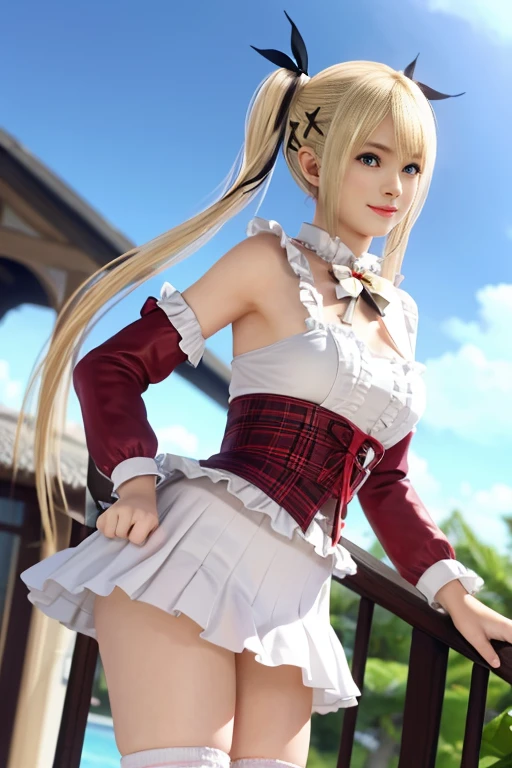 Marie Rose DOA in a very revealing sexy sexualized dress erotic porn hentai sex in a royal medieval fantasy castle art 3D