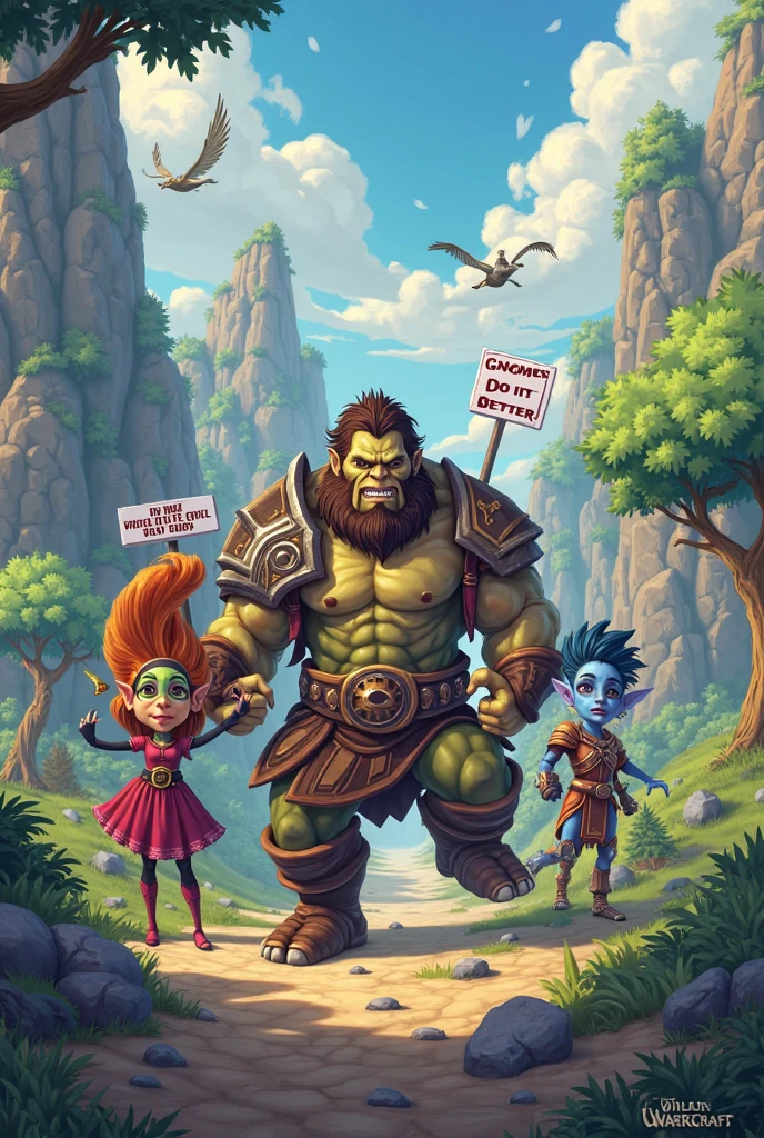 RPG Character A cartoon-style barbarian using an ax