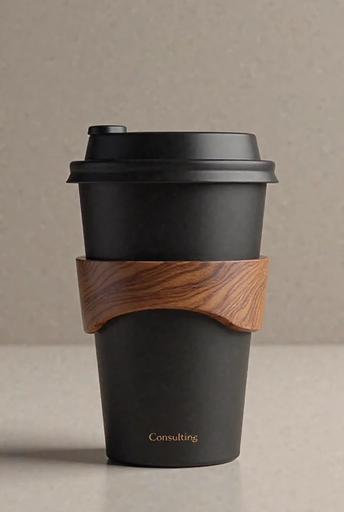 Make a dark brown ice cream can lid that has a little relief, but that it can be seen from top to bottom or so much from below but that it can be noticed with a little bit of relief on the right side