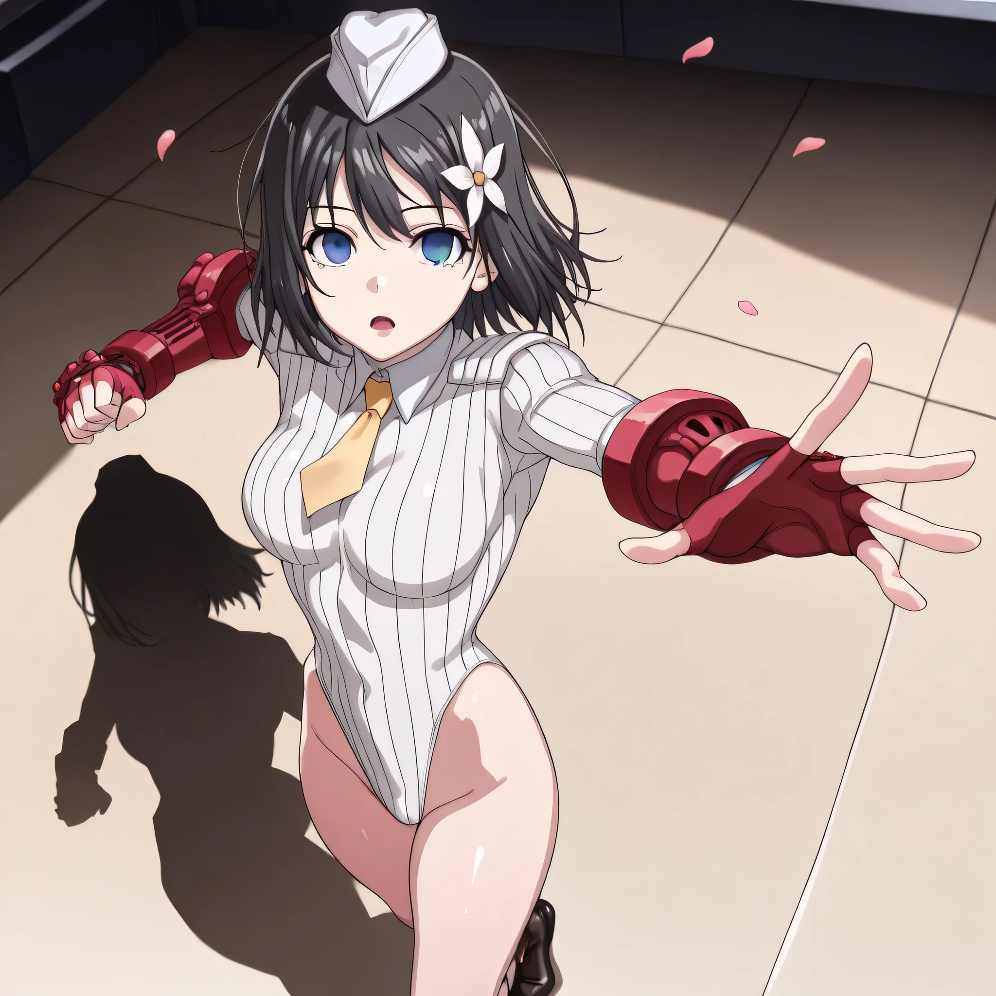 UHD, retina, ccurate, anatomically correct, super detail, high details, high quality, best quality, HD, 4K, 2d cel anime, {{{katou megumi}}}, {{saenai heroine no sodatekata}},{{{mkm1, short hair,1girl}}}, brown eyes , serafuku, medium breasts,( medium breasts ,naked ,topless ,pussy ),vagina ,nipple ,go commando, braless,transformation,(amputee, quad amputee:1.4)
