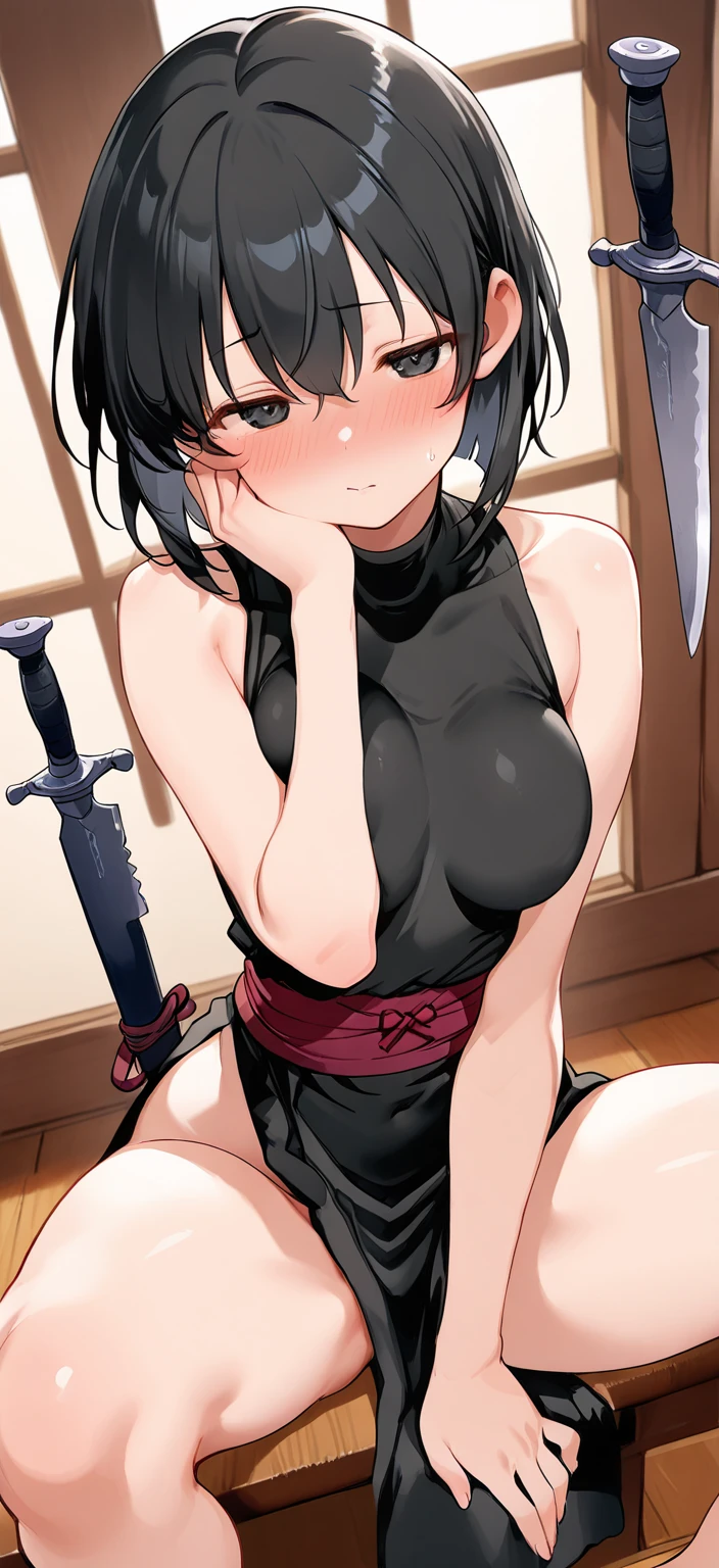 yuffie kisaragi is restrained and naked, sex spooning position on side by a monster, unable to move, and left in her white underwear. She desperately resists, but a large amount of semen is ejaculated into her vagina, and even though her body is against it, she becomes a monster, crying with pleasure, climaxing, becoming ecstatic, and getting tattoos all over her body.