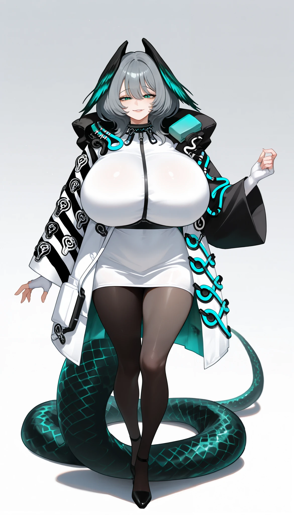 (((beautiful))), (((Black and white kimono, caught in tentacles))), ((Black Hair, parted bangs, forehead, ponytail, Chubby)), One Woman, Large Breasts, Huge Saggy Tits, Cleavage, Glowing Skin, (((Intricate details))), High resolution, ((Intricate details, Ultra-detailed)), Sitting, from front, wide shot, (looking at viewer, look at viewer), Red cheeks, painful, depressed, night,
