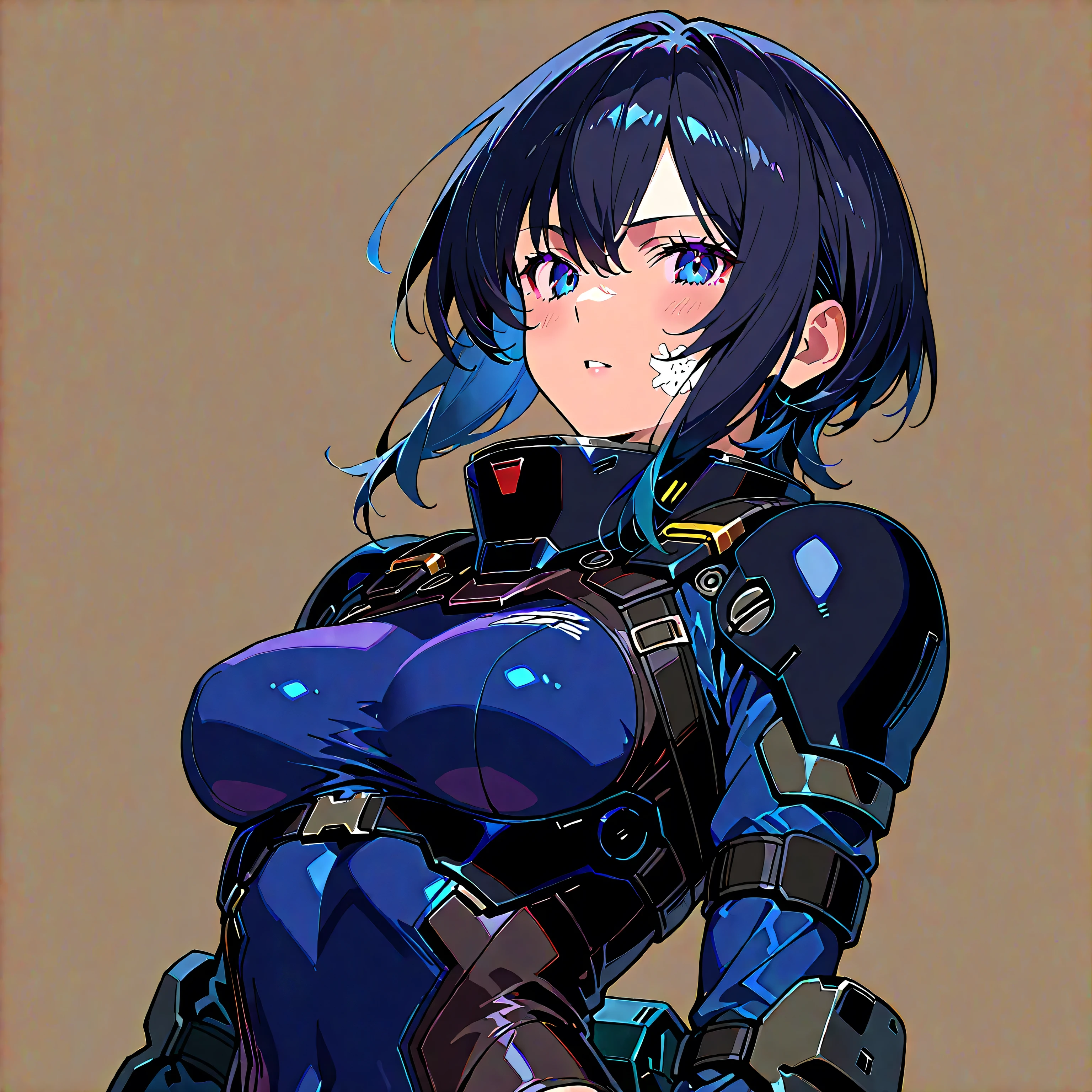 big boobs, huge breasts, perfect anatomy, illustration, panties pulled aside, tentacle in vagina, thick tentacle sliding into vagina, tentacles, tentacles grabbing woman's breasts, tentacles wrapped around breasts, cum everywhere, cum on breasts, cum on woman's body, tentacles everywhere, bukkake, excessive cum, milk leaking from breasts, lactating, black thigh high stockings, curvaceous, voluptuous, smiling, punk tshirt, punk girl, legs spread apart, robot girl, mechanical, robot, beautiful face, beautiful eyes, gorgeous, bolero jacket, blue hair, perfect hands, cum everywhere, white liquid on breasts, thick white liquid all over woman's body