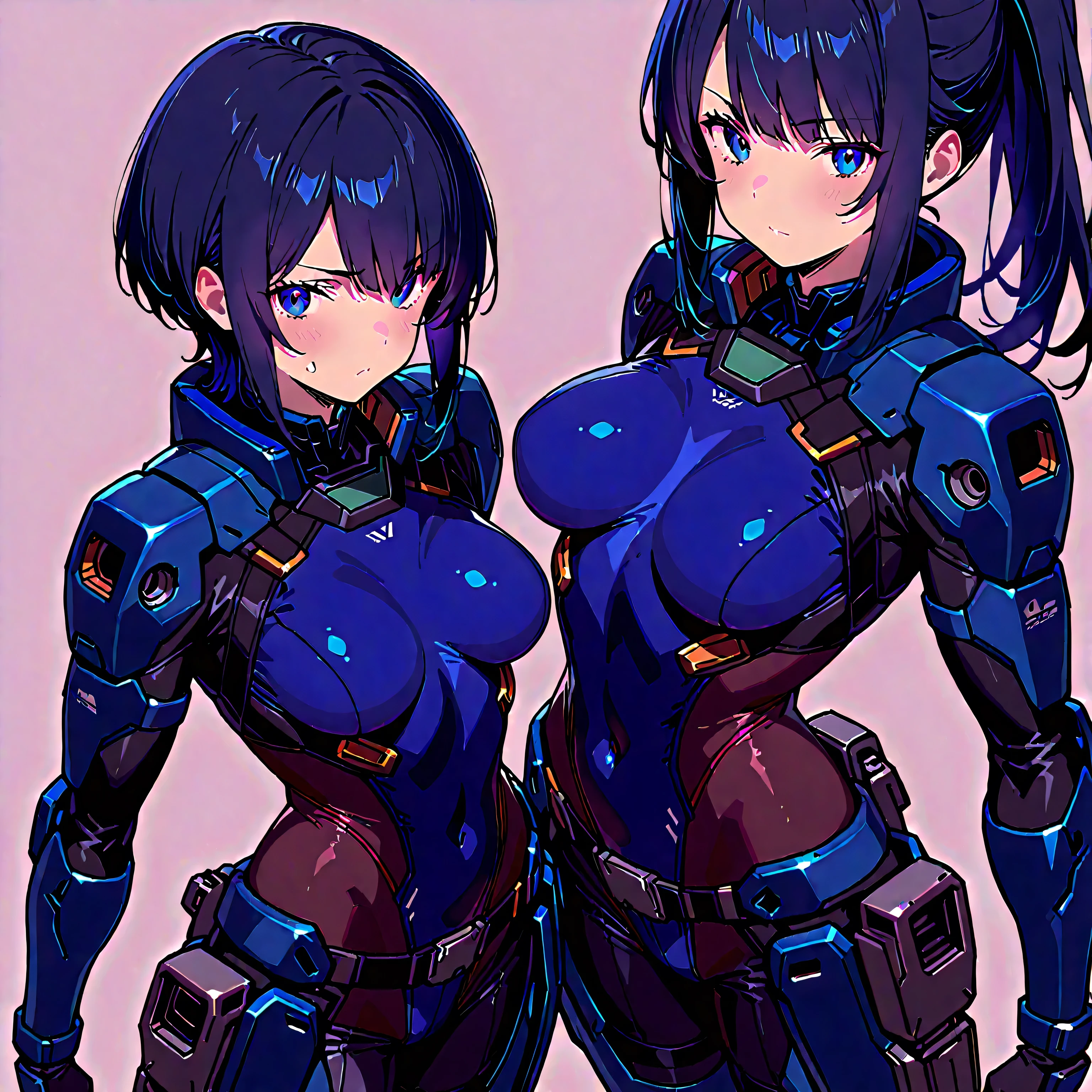 masterpiece、Top image quality、Black hair、Black bra、Colossal tits、mechs、animesque、8K,masterpiece, bset quality,Colossal tits、(1girl in)、((Pit Girl Suit))、shinny skin、Shiny big、dark-brown eyes、 ((top-quality))、 Crisp focus:1.2、Highly detailed facial and skin texture、A detailed eye、face perfect、perfect bodies、art by、nffsw、Blur the background、japanes、Big breasts with a strong presence、Circuit field、Blur the background、Cowboy Shot、