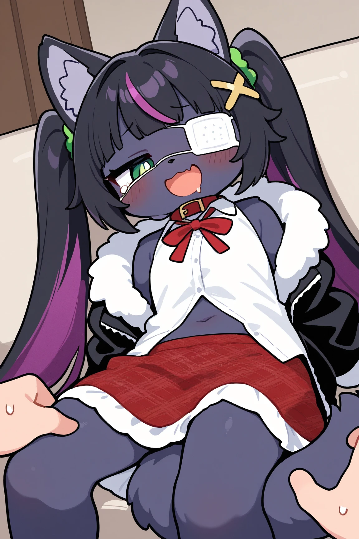 high resolution,best quality,((child)),show off breasts and breasts out,high resolution,best quality,squatting,((toddler)),panty lift,(show off pussy),(pussy juice),((bottomless)),(masturbation,touch pussy)
