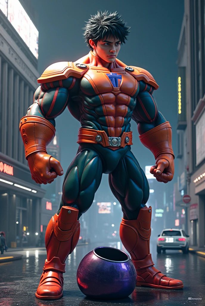 Masterpiece, best quality, muscular shirtless angry Spider-Man in the sewers