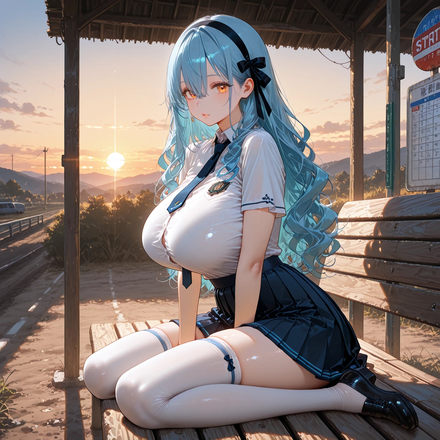 (Enrich the picture,Masterpiece quality)Beautiful 8K CG artwork,Goddess-like pose,Sitting in the cabin of an airplane,Postural exercises,Thin and soft,translucent skin,blue hair、The beauty of super long hair, Super Long Straight Hair,The skin fair and juicy,Big breasts underwear miniskirt,Perspective Part 1.2x enhanced silhouette effect,Exquisite transparent blue case in pajamas,Intricate and exquisite details,The background slightly blurred,charming and,Slobber,K cup big breast blush,japanese goddess,Perfect body slim curves,cabin scene,Lace can be seen,