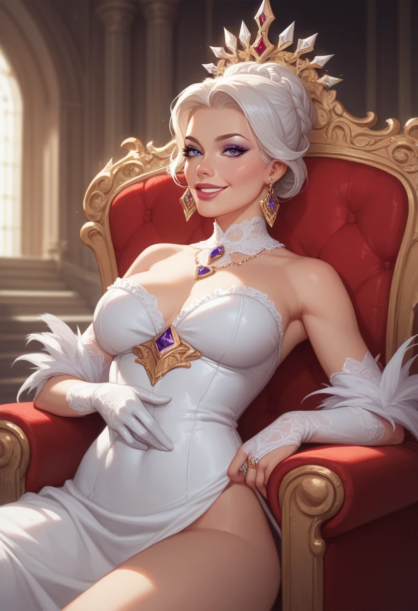 uploaded on e621, by Pixelsketcher, by Bayard Wu, by Thomas Benjamin Kennington, by Einshelm, solo, absurdres, fine detail, HDR, smiling, excited, lora, white skin, bird_anthro, white beak, medium hair with long bangs, white gradient hair, wear, rounded glasses, white wedding dress, veil, happy, in a church, kneeling, full body, praying, praying hands, own hands together, closed eyes, bridal gauntlets, white ornate dress, (wedding ring:1.1), strapless dress, necklace, cleavage, lace, white short hair, white hair, pink ribbon, brown eyes, hair clip, white sneakers, rounded glasses, in front of window, [backlighting], (cinematic lighting), illustration, Fujifilm, depth of field, backlighting, cowboy shot, symmetry, ray tracing, reflection light, bloom, backlighting, cinematic lighting, bloom, backlighting, reflection light, ray tracing, Fujicolor, Masterpiece, masterpiece, high quality, highres, high details, high quality, 4k
