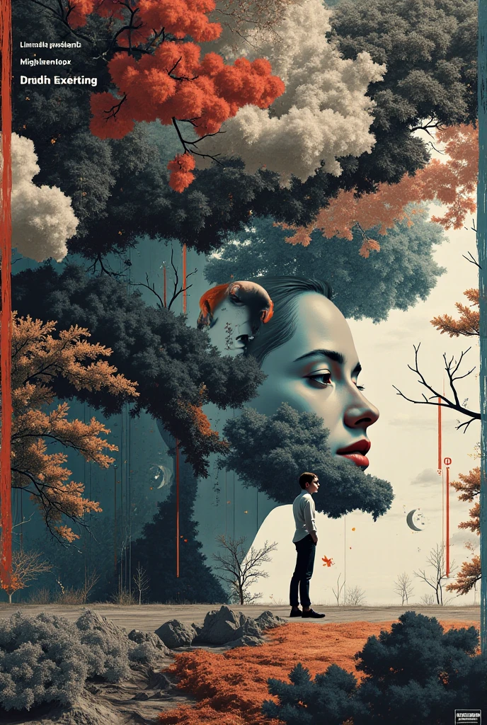 Recreate me to an album cover art