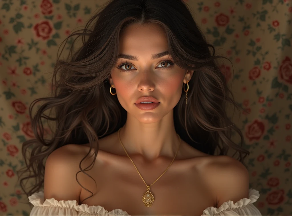 Isabela Yeraldine create name with flirty background