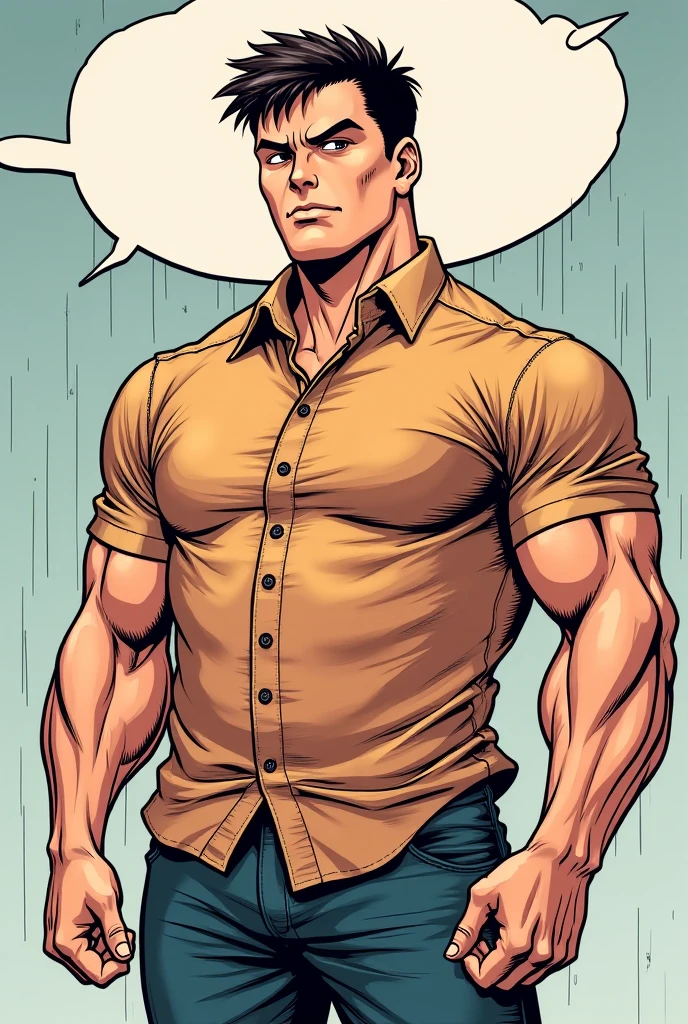 a very skinny black boy with short hair, his body is skinny and he is only wearing white underwear western comic panels