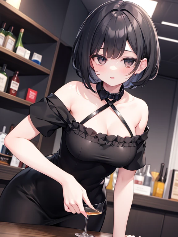 ((最high quality, High resolution, ユニティ 8k wallpaper)), (figure:0.8), (beautiful目:1.6), Highly detailed CG, Night Time, One girl, Black Hair, Large , Clear skin, (Hollow Eyes),(masterpiece), wallpaper,high resolution,Intricate details, beautiful, sexy, eic, Ob Noise Reduction,Sensual,Seductive pose,Cute anime face,Dog collar,high quality,Anime Style,Sexual,Shiny Haiessionless,(Love Hotel:1.3,Love bed:1.3,Bedroom:1.3),Showing cleavage,Emotionless f a mannequin,Slightly open the mouth,Medium Short Hair,(A girl standing motionless like a living mannequin:1.4), (A girl standing upright in a glass case) , (A girl standing upright in a glass case), (A girl stands motionless in a glass case),Full body portrait, Plastic, shiny skin,(looking away:1.2),(A girl is on display in a glass case.),(A girl on display in a glass cas Body Shot,(((Black latex corset dress:1.4)))、(((beautifulレースのコルセットドレス.)))、(((corset dress with shoulder straps)))、(((Black latex tight mini skirt:1.4))),