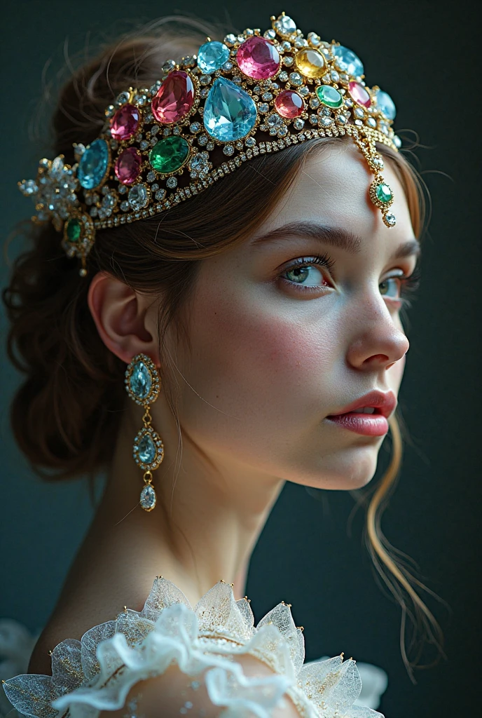 Professional photo of makeup model portrait photography