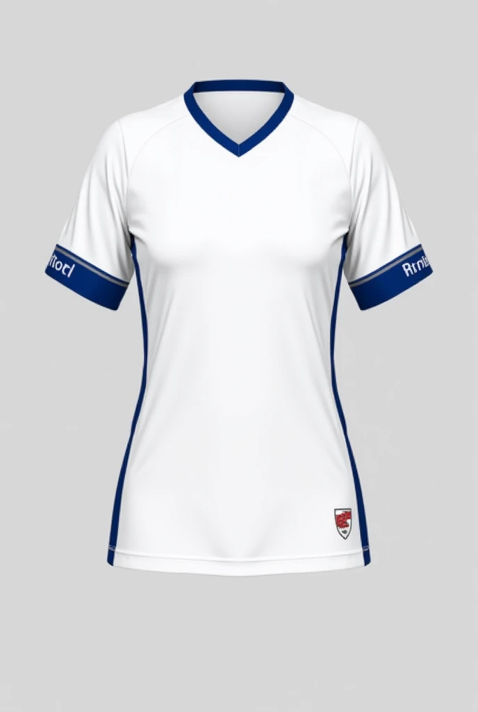 Create a black and white nursing sports shirt, with a circular logo of the small nursing lamp on the right side and inside it says nursing
