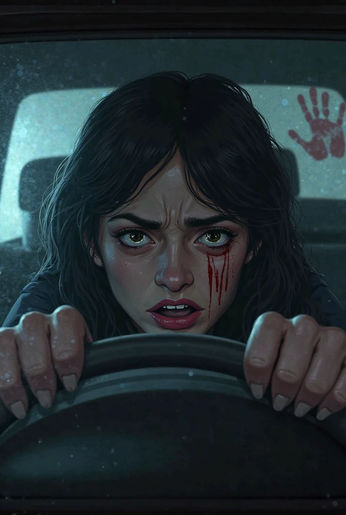 A girl with beautiful detailed eyes, beautiful detailed lips, and extremely detailed face leans into a car with her hands tied behind her back. Her hands are bound together with rope. The girl has a frightened expression on her face, and her body posture shows a sense of desperation. She is wearing a torn and dirty dress, indicating that she has been mistreated. The car is parked on a desolate road, surrounded by dense trees and a dark and gloomy atmosphere.
The scene is depicted with the best quality, 4k resolution, and high-resolution details, enabling every intricate feature to be visible. The lighting is professionally handled, creating a dramatic effect with shadows and highlights. The realistic colors emphasize the somber mood, with a slight desaturation and a hint of blue tones. The portrait showcases the girl's emotions and predicament, capturing her vulnerability and the urgency of the situation. (ballgag:1.3)
Please generate a high-quality image that portrays this intense and emotional scene.