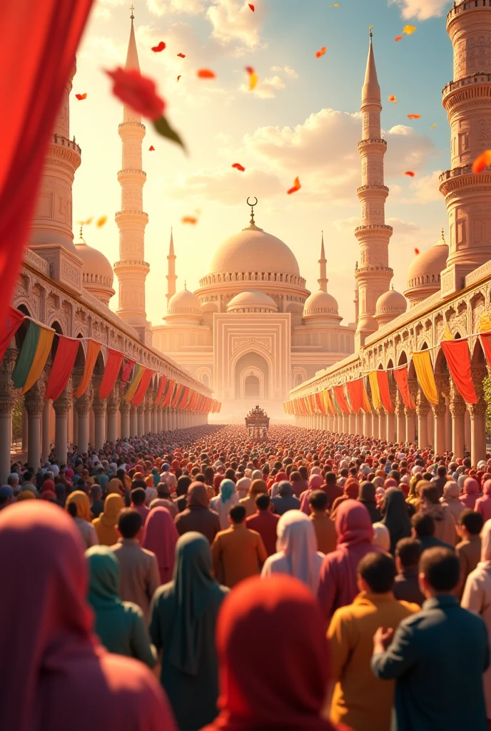 Create a unique and creative image of India Independence day and the feast of the assumption of the virgin Mary