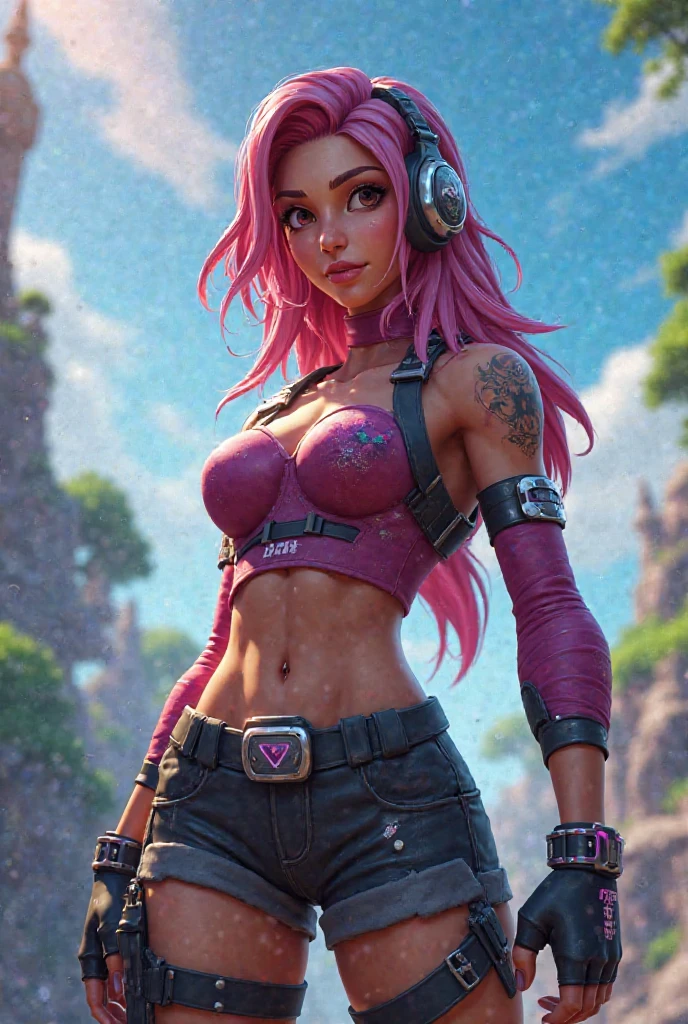 Judy, short hair, pink hair, green eye, piecing's, smile,
upper body, sitting,
speakers, underworld, red sky,
(insanely detailed, beautiful detailed face, masterpiece, best quality)
<lora:Judy:0.7>