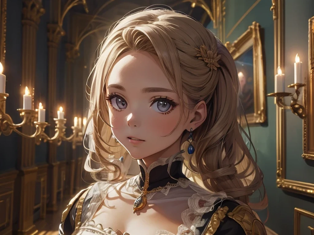 ((masterpiece, Highest quality)),(Complex lighting),One girl, Valerie Frizzle,dress,  