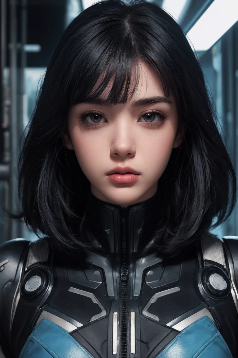 Figures with strange faces and strange heads, From the 2019 SF8K film, Alien Cyborg movie still, Alien Girl movie still, Unreal Engine : : Rave Makeup, Cyborg Goddess of Space, Love Death + robot, Sci-fi movie stills, Ash Thorpe, VFX Film
