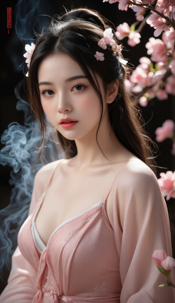 8k, masterpiece, RAW photos, best quality, realistic, extremely detailed CG unity 8k wallpaper, depth of field, Cinematic Light, lens flare, ray tracing, (very beautiful face, beautiful lips, beautiful eyes), A face with intricate details, ((highly detailed skin), 1 pretty girl top quality photo， ultra high resolution， （actually：1.4），Beautiful woman with a slender body:1.4, Distinct abs:1.4, on the island,ultra fine face，exquisite eyes，double eyelid,(((nude))), spread your legs,possession_,head, head 장식,hair bun, 