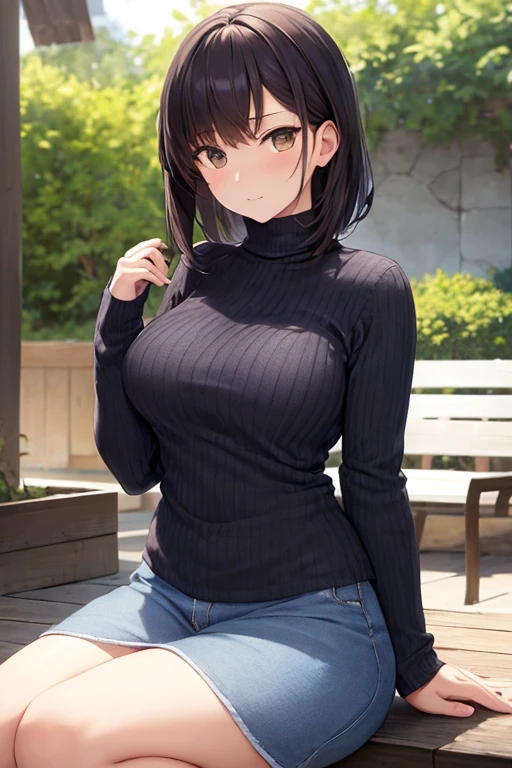 1 Woman, Japanese Woman,(Housewife:1.5),(40 Years Old:1.68),(Attractive Mature Woman:1.66),(Middle Age:1.78),(Small Round Face:1,69),(small breasts:1.5),((graduated haircut)),Casual, simple blouse,V-neckline,knee-length skirt, blouse in bright colors,pastel shades,(((cafe interior,in room))),(Pressing the crotch with the hand on the skirt:1.87),(estrus:1.62),(tears:1.03)