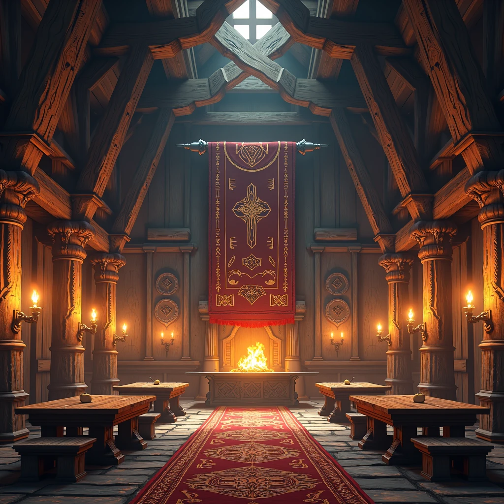 A grand hall of a Celtic castle during a feast, with long tables laden with food, banners hanging from the walls, and a roaring fire, all under the warm, inviting light of torches., illustration, 3d, cartoon,
high resolution, high quality, detailed, masterpiece, hdr, sharp,
[Steven Universe style],[ sassy style], 
BREAK
score_9, score_8_up, score_7_up, score_6_up , amazing, beautiful, breathtaking, astonishing, brilliant, incredible,