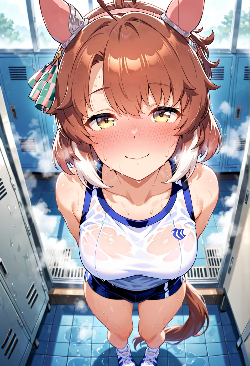 (((masterpiece))),(((best quality))),(ultra-detailed,high resolution:1.2),(illustration),((an extremely delicate and beautiful)),(detailed background), POV, ((((handjob)))), ((((ejaculation, projectile cum)))), veiny penis,((((wrestling ring)))), ((1petit girl)and(1boy)), hetero, ((((1petit girl,short stature)))),((((miyako(swimsuit)/(blue archive/)))),official style, (slender body:1.4), (long hair,ponytail),white hair,bangs, purple eyes, (small breasts), covered navel, collarbone, pale skin,shiny skin, ((She wears one piece swimsuit,frilly swimsuit, hair ribbon)), ((((panicking)))), (wavy mouth), open mouth, (cum on clothes,cum on body,excessive cum:1.4),cum facial,bukkake,cum on hair, clothing aside, clothed, (1boy,tall stature:1.4), ((((Tartaglia/(((genshin impact/)))), [[[[he looks smug]]]], large penis, text,