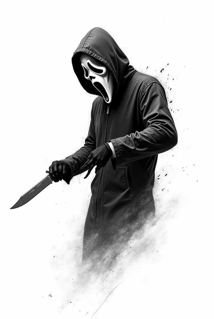 full body, 3D render, skeletal structure, anthropomorphic, skull-like head, jeff-the-killer-inspired mask, glowing red eyes, detailed stitching, dark clothing, ripped jeans, wide-brimmed hat, grimacing face, trending on ArtStation, intricate, high detail, dramatic, realistic, shadowy environment, realistic lighting, lens flare, unreal engine, best quality, masterpiece, perfection in anatomy, detailed background, creepy atmosphere, spine-chilling, by SkullPaintor, by CreepyCrafter, by BoneArtisan.