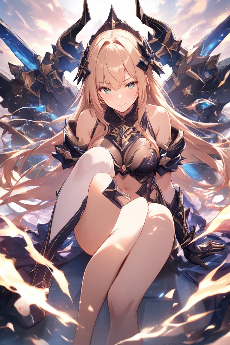 3dcharacter、full bodyesbian、charicature、figurine、Masterpiece、a beauty girl、Intricate details、Beautiful eyes、4K、Observer side、animesque、校服、magia、Fantasia、beauty legs、8 head body
