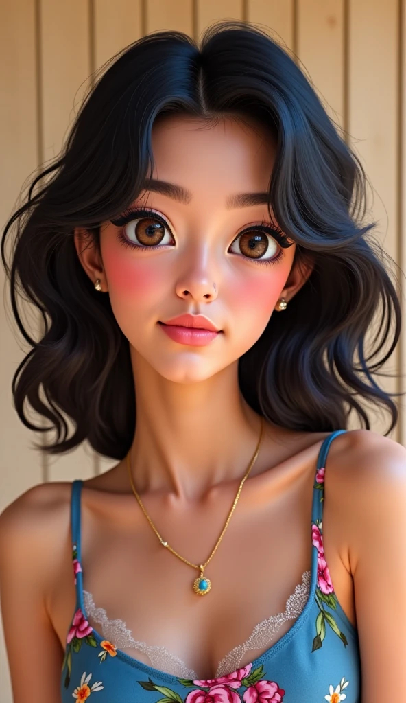 Realistic photo of a beautiful 4l3x4ndr4s woman, 1girl,solo,breasts,looking at viewer,short hair,black hair,dress,bare shoulders,brown eyes,jewelry,collarbone,upper body,earrings,dark skin,mole,dark-skinned female,lips,makeup,pink dress,mole under mouth,realistic,very short hair,very dark skin,mole on neck,mole on cheek, soft lighting, professional Photography, Photorealistic, detailed, RAW, analog, sharp focus, 8k, HD, high quality, masterpiece<lora:4l3x4ndr4s:1.0>