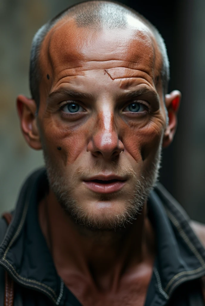 Ultra detailed portrait face of an attractive male with yellow contrasted skin, model, photographed by famous photographer on CANON 5D MARK, detailed skin with all the rough details — ar 4: 6 --q 2 --s 750 --v 5